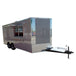 8.5' x 18' Concession Trailer Dove Grey Food Event Catering