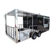 8.5' x 20' Concession Trailer Black Food Event Catering