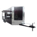 8.5' x 22' Concession Food Trailer Black BBQ Event