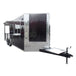 8.5' x 22' Concession Food Trailer Black With Appliances