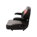Uni Pro Black and Gray Lawn Mower Seat with Arm Rests - SLE Equipment - 2