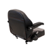 Uni Pro Black and Gray Lawn Mower Seat with Arm Rests - SLE Equipment - 5