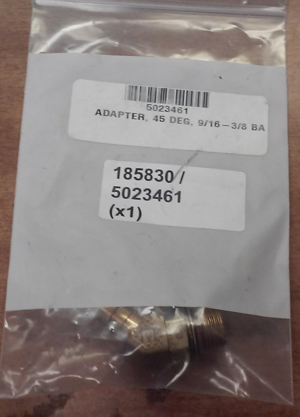 Ferris Genuine Part 5023461 ADAPTER 45 DEG 9/16-3/8 BARB