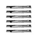 Rotary Genuine Part 10071 EXMARK BLADE 18"X 5/8" REPLACES 303527 H Pack of 6 - SLE Equipment - 1