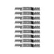 Rotary Genuine Part 10073 JOHN DEERE BLADE 21"X 7/8" REPLACES M128 Pack of 9 - SLE Equipment - 1