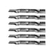 Rotary Genuine Part 10074 JOHN DEERE BLADE21 - 3/8"X13/16" Pack of 6 - SLE Equipment - 1