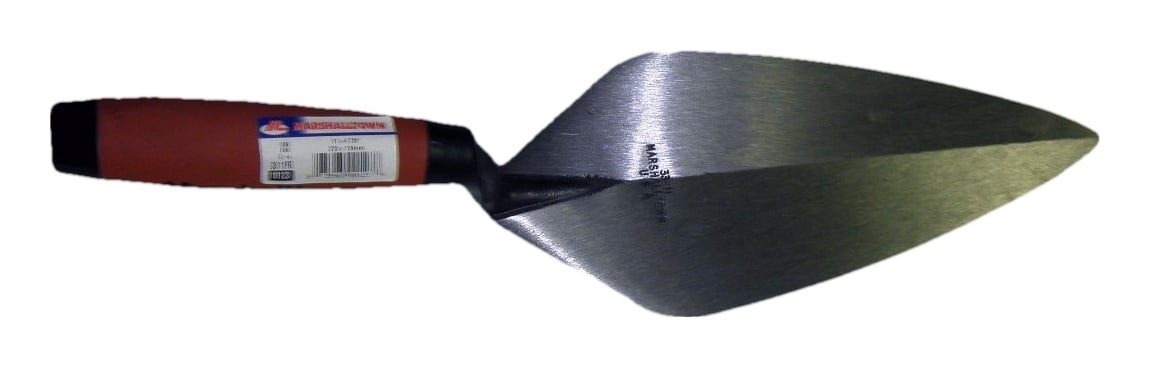 Marshalltown 10123 11"x4-7/8" London Brick Trowel DuraSoft Handle