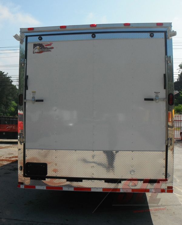 Concession Trailer 8.5'x40' Vending Catering Event Food (White)