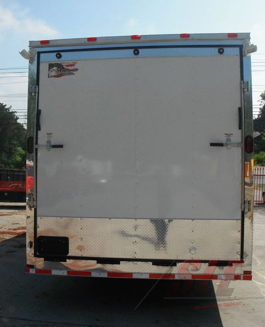 Concession Trailer 8.5'x40' Vending Catering Event Food (White)