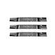 Rotary Genuine Part 10373 HUSTLER BLADE 21" X 5/8" Pack of 3 - SLE Equipment - 2