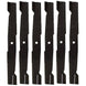 Toro 105 - 7784 - 03 High Flow Blade for Zero Turn Lawn Mower - Multipack of 6 - SLE Equipment - 1
