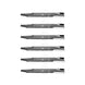 Rotary Genuine Part 1066 GRAVELY BLADE 17" X 5/8" Pack of 6 - SLE Equipment - 1