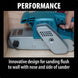 Makita 9924DB - 3" x 24" Belt Sander 7.8 AMP Motor - SLE Equipment - 10