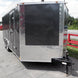 Enclosed Trailer 8.5'x18' Grey - Custom Enclosed Car Bike Cargo Hauler Storage - SLE Equipment - 1
