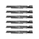 Rotary Genuine Part 11229 EXMARK BLADE 24 - 1/2" X 15/16" Pack of 6 - SLE Equipment - 1