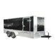 Enclosed Trailer 7' X 16' Custom Built - Motorcycle ATV Car Event (Black) Storage - SLE Equipment - 1