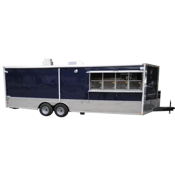 Concession Trailer 8.5'x'24' Dark Blue - Food Vending Catering Event