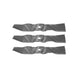 Rotary Genuine Part 11775 EXMARK BLADE 17 - 1/2" X 15/16" Pack of 3 - SLE Equipment - 2
