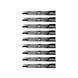 Rotary Genuine Part 12125 HUSQVARNA BLADE 21"X 5 PT.STAR Pack of 9 - SLE Equipment - 1