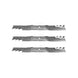 Rotary Genuine Part 12919 BLADE JOHN DEERE COMMERCIAL MULCHER 21.4 Pack of 3 - SLE Equipment - 1
