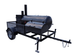 Smoker Trailer 12FT Reverse Flow Wood Cage BBQ Cooker
