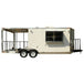 Concession Trailer 8.5'x20' White - BBQ Smoker Food Concession