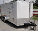 Enclosed Trailer 7'x16' - V - Nose Motorcycle Lawn Mower Storage - SLE Equipment - 4