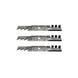 Rotary Genuine Part 14208 BLADE COPPERHEAD 16 - 1/4"X STAR Pack of 3 - SLE Equipment - 2