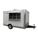 8.5'x12' White Concession Trailer