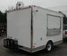 8.5'x12' White Concession Trailer