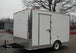 8.5'x12' White Concession Trailer