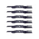 Rotary Genuine Part 14488 KUBOTA BLADE 18 - 5/8" X 2 - 1/2" Pack of 6 - SLE Equipment - 1