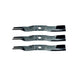 Rotary Genuine Part 14541 KUBOTA BLADE 20 - 1/2" X 1 - 1/8" Pack of 3 - SLE Equipment - 2