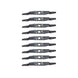 Rotary Genuine Part 14657 HONDA BLADE, FITS 21" Pack of 9 REPL HONDA 72531 - V - SLE Equipment - 1