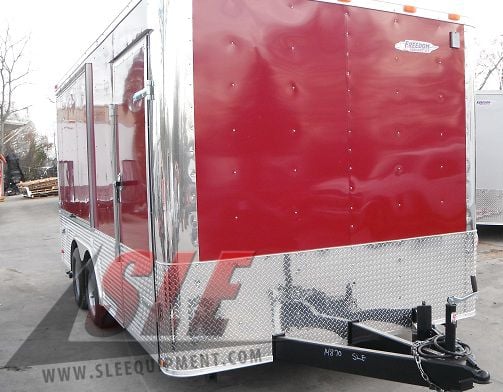 Red Concession Trailer 8.5'x16'