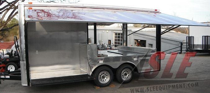 Red Concession Trailer 8.5'x16'