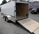 Enclosed Trailer 7'x16' - V - Nose Motorcycle Lawn Mower Storage - SLE Equipment - 19