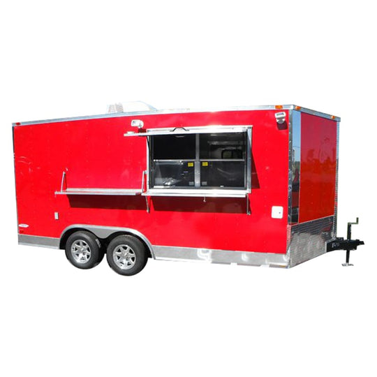 Red Concession Trailer 8.5'x16'