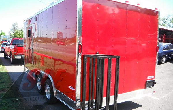 Red Concession Trailer 8.5'x16'