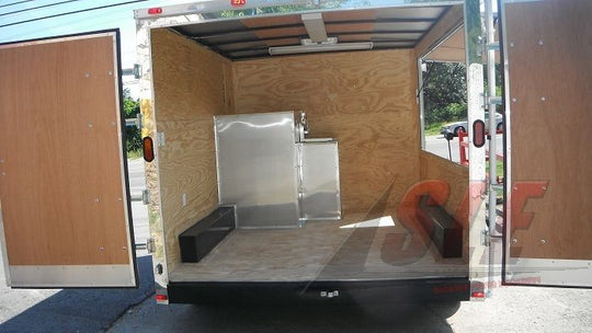 Black Concession Trailer 8.5'x12'