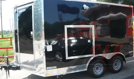 Black Concession Trailer 8.5'x12'