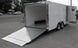 Enclosed Trailer 8.5'x18' White - Equipment Car Bike Hauler Storage - SLE Equipment - 6