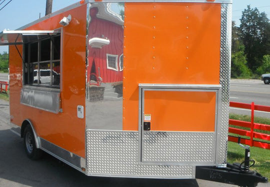 Orange Concession Trailer 8.5'x12'