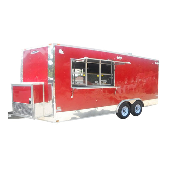 Concession Trailer 8.5'x19' Red - Catering Food Vending Event