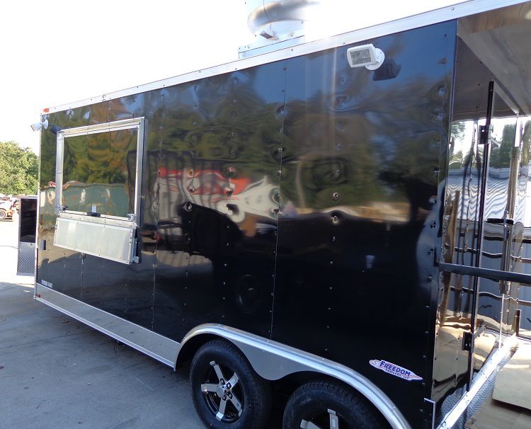 Black Concession Trailer 8.5'x20'