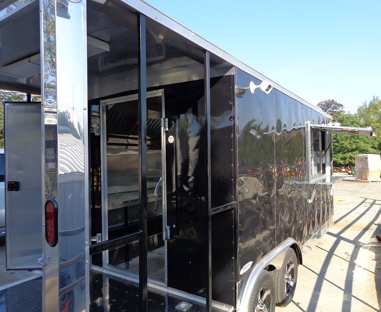 Black Concession Trailer 8.5'x20'