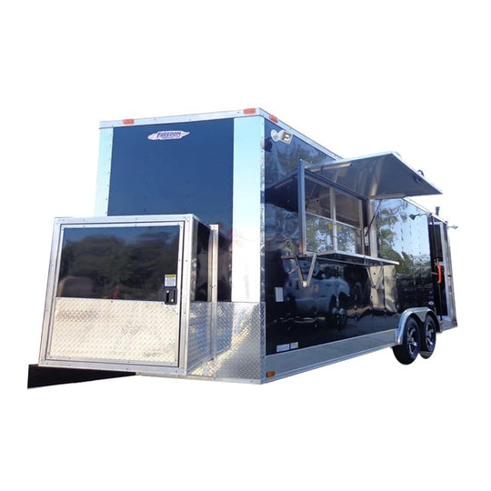 Black Concession Trailer 8.5'x20'