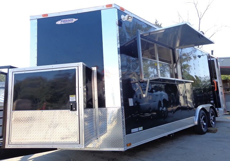 Black Concession Trailer 8.5'x20'