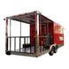 Concession Trailer 8.5'x20' BBQ Smoker Catering Event (Red)