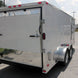 Enclosed Trailer 7'x16' - V - Nose Motorcycle Lawn Mower Storage - SLE Equipment - 13
